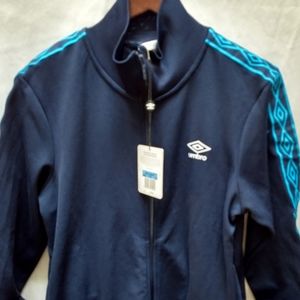 Umbro soccer jacket NWT Men M 105412 blue genuine Top Quality DISCOUNT SHIPPING!